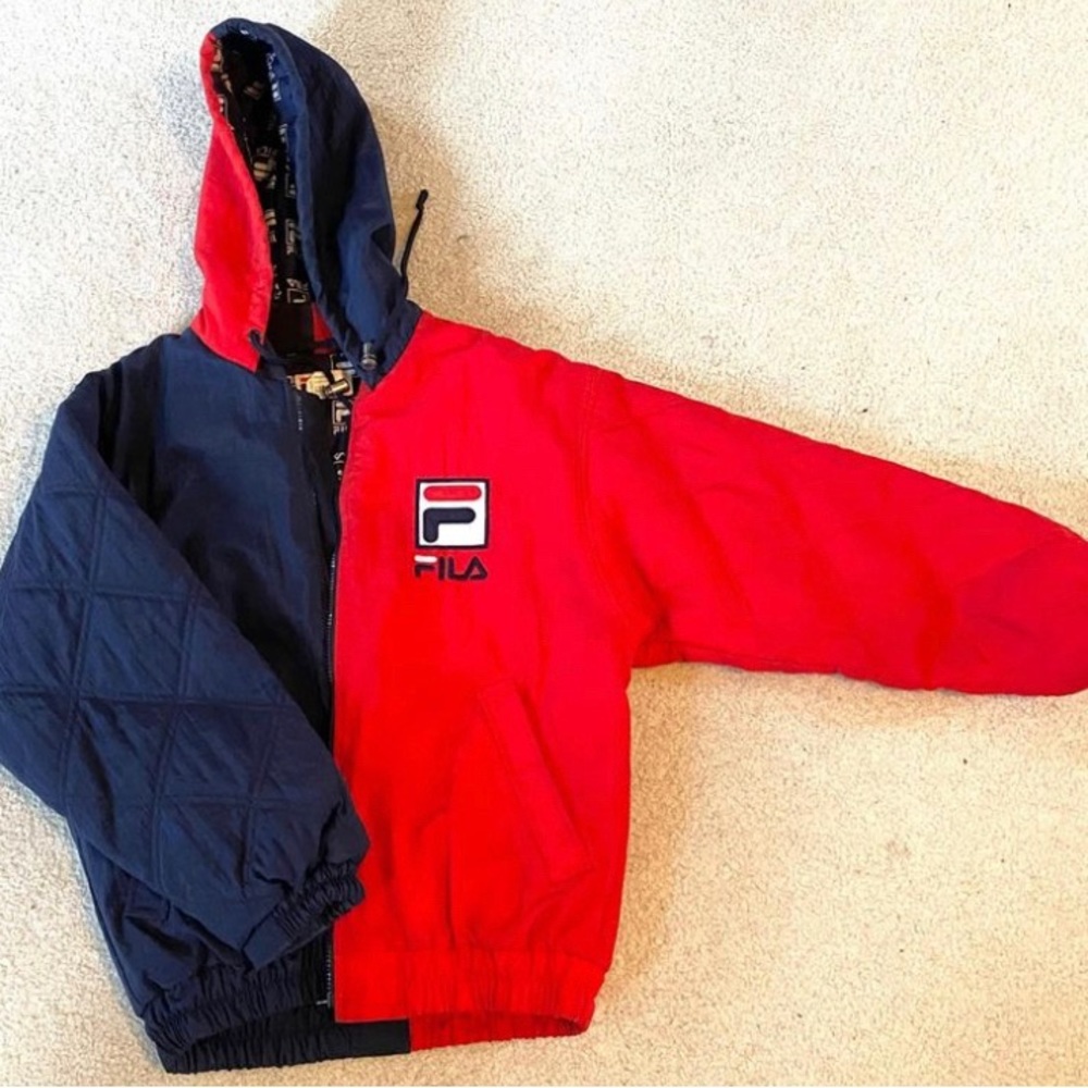 Fila Puffer Logo Jacket - Picture 2 of 5